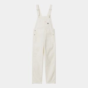 Carhartt WIP Bib Straight Overalls White - Size M